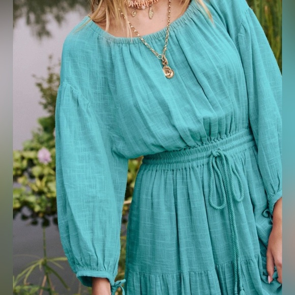 NWT Free People Ibizi Sun Dress Midi Size L - Picture 3 of 6